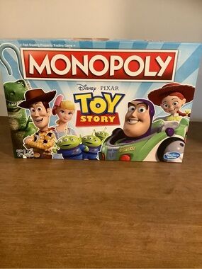 Hasbro Monopoly Toy Story Board Game - EUC